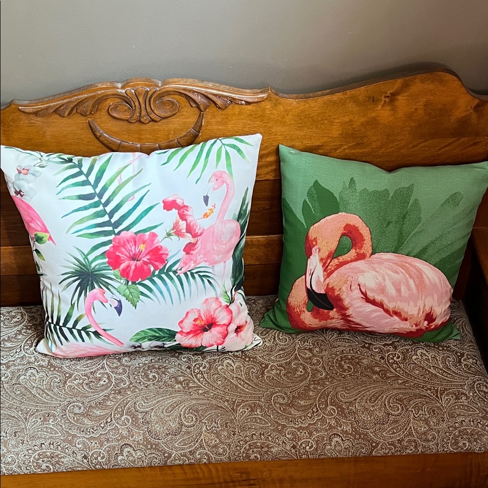 Flamingo Accent Pillows